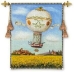 Hot Air Balloon Over Sunflowers Wall Tapestry - C-2139