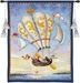Hot Air Balloon Airship Wall Tapestry - C-2140