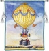 Hot Air Balloon High Tea Wall Tapestry - C-2143