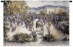 Purple Wisteria Spanish Estate Wall Tapestry - C-2234