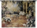Floral Courtyard Wall Tapestry - C-2243