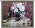 White Roses With Wine Wall Tapestry - C-2274