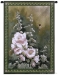 Pink Hollyhocks Wall Tapestry - C-2304