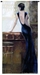 Woman in Long Dress Wall Tapestry - C-2697