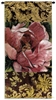 Summers Bounty Wall Tapestry C-2734, 2734-Wh, 2734C, 2734Wh, 30-39Incheswide, 35W, 70-79Inchestall, 75H, Art, Botanical, Bounty, Carolina, USAwoven, Cotton, Floral, Flower, Flowers, Hanging, Large, Long, Narrow, Panel, Pedals, Pink, Single, Summers, Tall, Tapestries, Tapestry, Vertical, Wall, Woven, tapestries, tapestrys, hangings, and, the