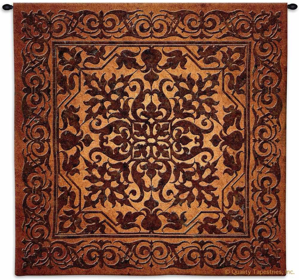 Russet Scrolls Wall Tapestry C-2888, 2888-Wh, 2888C, 2888Wh, 50-59Inchestall, 50-59Incheswide, 53H, 53W, Abstract, Architectural, Art, Carolina, USAwoven, Cityscape, Complex, Contemporary, Cotton, Design, Designs, Hanging, Intricate, Iron, Ironwork, Modern, Orange, Pattern, Patterns, Red, Shapes, Square, Tapastry, Tapestries, Tapestry, Tapistry, Textile, Wall, Work, Woven, Bestseller, tapestries, tapestrys, hangings, and, the, Architectural Iron Work
