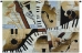 Jazz Medley I Wall Tapestry - C-2895