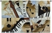Jazz Medley I Wall Tapestry - C-2895