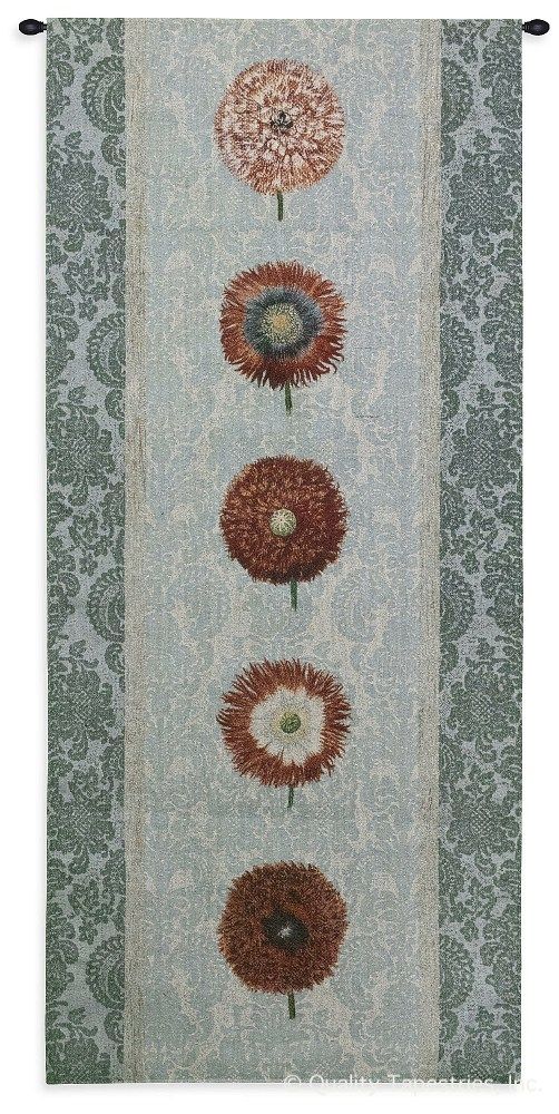 Floating Botanicals V Wall Tapestry C-2959, Carolina, USAwoven, Tapestry, Floral, Intricate, Pattern, Motif, Purple, Red, Pink, Damask, Group, 10-29Incheswide, 50-59Inchestall, Vertical, Cotton, Woven, Wall, Hanging, Tapestries, tapestries, tapestrys, hangings, and, the, rain