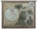 Tropical World Map Wall Tapestry - C-2991
