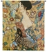 Gustav Klimt Lady With Fan Wall Tapestry - C-3092