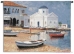 Mykonos I Wall Tapestry - C-3111