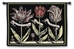 Tulips on Black I Wall Tapestry - C-3136