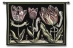 Tulips on Black II Wall Tapestry - C-3137