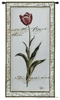 Pink Tulip I Flower Vintage Wall Tapestry C-3138, 10-29Incheswide, 26W, 3138-Wh, 3138C, 3138Wh, 50-59Inchestall, 50H, Art, Botanical, Carolina, USAwoven, Cotton, Floral, Flower, Flowers, Group, Hanging, I, Pedals, Pink, Tapestries, Tapestry, Tulip, Vertical, Vintage, Vvv, Wall, Woven, tapestries, tapestrys, hangings, and, the