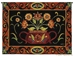 Potted Folk Floral Wall Tapestry - C-3205