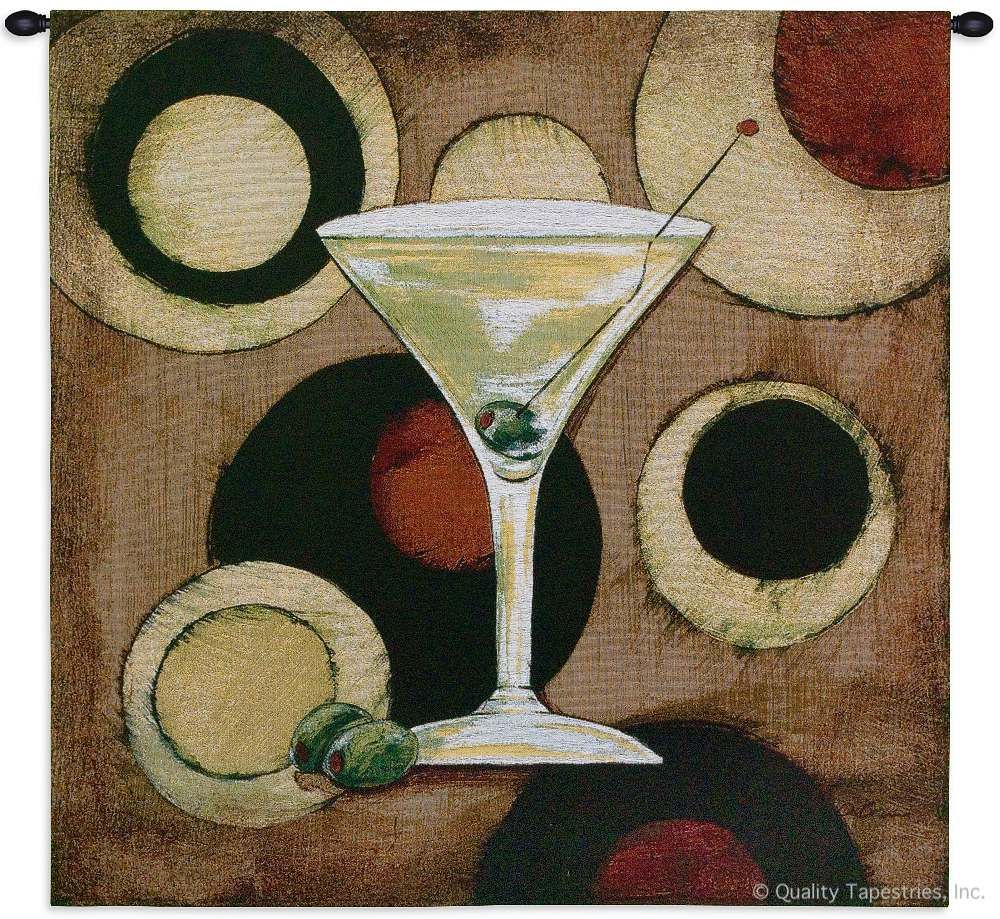 Martini I Wall Tapestry C-3234, 30-39Inchestall, 30-39Incheswide, 3234-Wh, 3234C, 3234Wh, 36H, 36W, Abstract, Alcohol, Art, Carolina, USAwoven, Cocktail, Contemporary, Cotton, Group, Hanging, I, Martini, Modern, Orange, Spirits, Square, Tapastry, Tapestries, Tapestry, Tapistry, Vineyard, Wall, Wine, Woven, tapestries, tapestrys, hangings, and, the