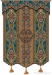 Indian Prema Azure Wall Tapestry - C-3396