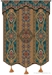 Indian Prema Azure Wall Tapestry - C-3396
