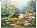 Gazebo by Water Brook Wall Tapestry - C-3421