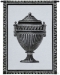 Empire Urn Black & White II Wall Tapestry - C-3440