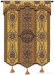 Indian Prema Zari Gold Wall Tapestry - C-3444