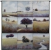 Tranquil Fields Nine Square Wall Tapestry - C-3598
