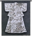 Geisha Kimono Gray Wall Tapestry - C-3618