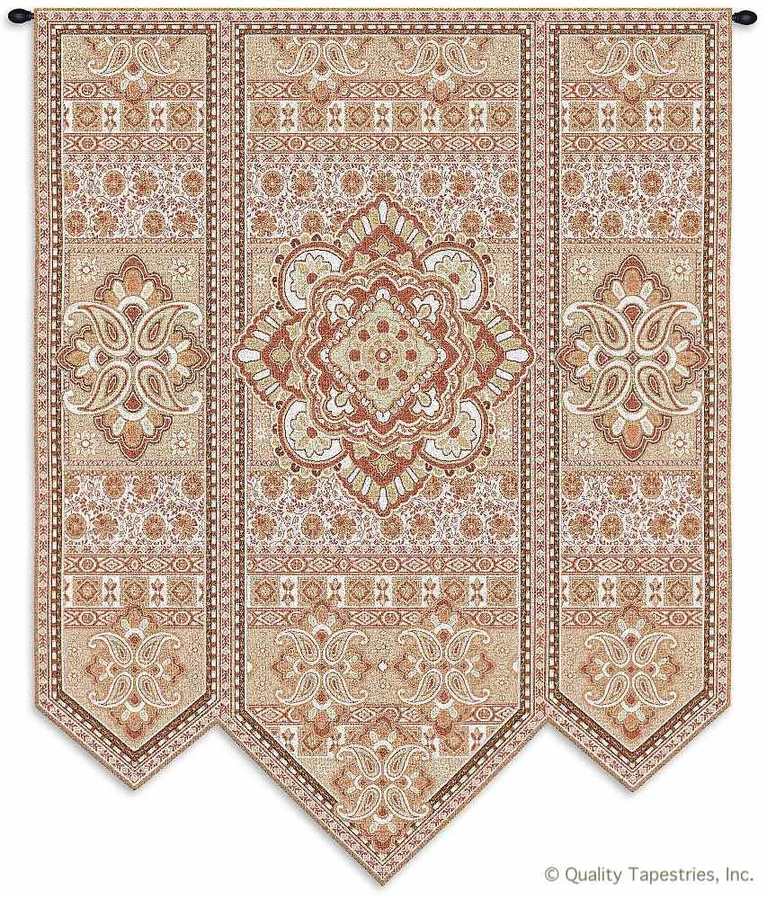 Indian Masala Clove Motif Wall Tapestry C-3629, 3629-Wh, 3629C, 3629Wh, 50-59Incheswide, 53W, 60-69Inchestall, 67H, Art, Carolina, USAwoven, Clove, Complex, Cotton, Cream, Design, Designs, Hanging, Indian, Intricate, Light, Masala, Motif, Pattern, Patterns, Pink, Shapes, Tapestries, Tapestry, Textile, Vertical, Wall, Woven, tapestries, tapestrys, hangings, and, the