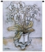 White Orchid Abstract Wall Tapestry - C-3654