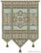 Indian Masala Mint Motif Wall Tapestry - C-3673