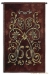 Architectural Burgundy Wall Tapestry - C-3699