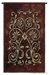 Architectural Burgundy Wall Tapestry - C-3699