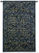 Scrolling Motif II Blue Wall Tapestry - C-3702