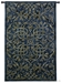 Scrolling Motif II Blue Wall Tapestry - C-3702