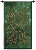 Scrolling Motif Green Textured Wall Tapestry C-3709, 30-39Incheswide, 32W, 3709-Wh, 3709C, 3709Wh, 50-59Inchestall, 53H, Art, Carolina, USAwoven, Complex, Cotton, Design, Designs, Gold, Green, Group, Hanging, Intricate, Motif, Pattern, Patterns, Scrolling, Shapes, Tapestries, Tapestry, Textile, Textured, Vertical, Wall, Woven, tapestries, tapestrys, hangings, and, the