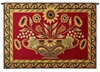 Provence Floral Wall Tapestry C-3764, 3764-Wh, 3764C, 3764Wh, 40-49Inchestall, 40H, 50-59Incheswide, 53W, Art, Bright, Carolina, USAwoven, Cotton, Floral, Hanging, Hhh, Horizontal, Intricate, New, Orange, Provence, Red, Sunflower, Sunflowers, Tapestries, Tapestry, Tapistry, Trees, Wall, Woven, Yellow, tapestries, tapestrys, hangings, and, the