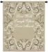 Live Well Taupe Wall Tapestry - C-3896