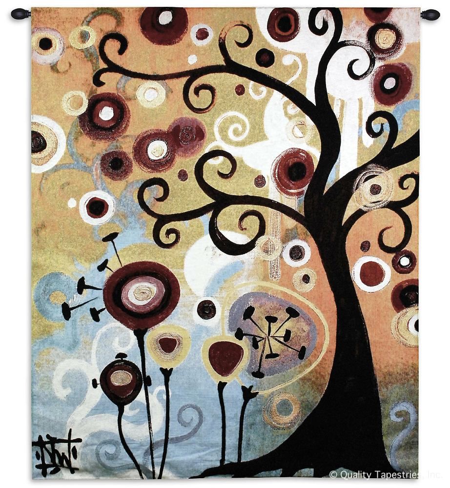Natasha Wescoat June Tree of Life Wall Tapestry C-4014M, 40-49Incheswide, 4014-Wh, 4014C, 4014Cm, 4014Wh, 4015-Wh, 4015C, 4015Wh, 43W, 50-59Inchestall, 50-59Incheswide, 53H, 53W, 60-69Inchestall, 65H, Abstract, Art, Artist, S, Blue, Bold, Botanical, Bright, Carolina, USAwoven, Colorful, Contemporary, Cotton, Famous, Floral, Flower, Flowers, Group, Hanging, June, Life, Masterpiece, Masterpieces, Modern, Natasha, Of, Old, Orange, Painting, Paintings, Pedals, Red, Seller, Tapastry, Tapestries, Tapestry, Tapistry, Top50, Tree, Trees, Vertical, Wall, Wecoat, Wescoat, Westcoat, Whimsical, Woven, Yellow, Yellow, Bestseller, Treeoflife, tapestries, tapestrys, hangings, and, the