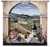 Tuscan Vineyard Road Wall Tapestry - C-4020