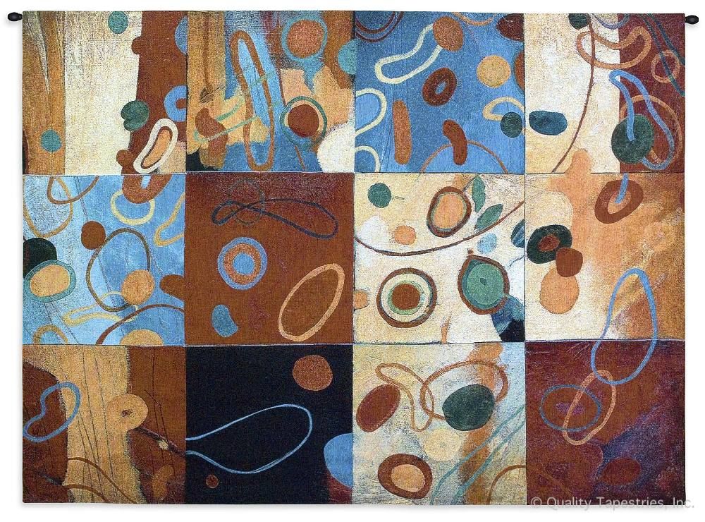 Contemporary Shapes Wall Tapestry C-4095, 40-49Inchestall, 4095-Wh, 4095C, 4095Wh, 40H, 50-59Incheswide, 53W, Abstract, Art, Carolina, USAwoven, Complex, Contemporary, Cotton, Design, Designs, Hanging, Horizontal, Intricate, Mixed, Modern, Orange, Pattern, Patterns, Red, Shapes, Tapastry, Tapestries, Tapestry, Tapistry, Textile, Wall, Woven, tapestries, tapestrys, hangings, and, the