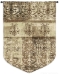 Damask Chandelier Brown Arabian Wall Tapestry - C-4118