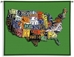US License Plates I Wall Tapestry - C-4371