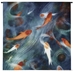 Playing Koi Wall Tapestry - C-4549