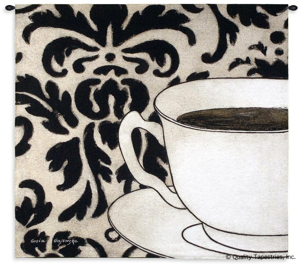 Coffee Black & White II Wall Tapestry C-4570, &, 40-49Inchestall, Ashley, 40-49Incheswide, 44H, 44W, 4570-Wh, 4570C, 4570Wh, Abstract, Art, Black, Cafe, Carolina, USAwoven, Coffee, Contemporary, Group, Hanging, Ii, Modern, Restaurant, Square, Tapastry, Tapestries, Tapestry, Tapistry, Wall, White, tapestries, tapestrys, hangings, and, the