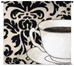 Coffee Black & White II Wall Tapestry - C-4570