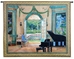 Music Room Monet Grand Piano Wall Tapestry - C-4777
