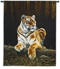 Tiger Jungle Chenille Wall Tapestry C-5192, 50-59Incheswide, 5192-Wh, 5192C, 5192Wh, 53W, 60-69Inchestall, 66H, African, Animal, Art, Carolina, USAwoven, Cat, Chenille, Cotton, Fur, Hanging, Jungle, New, Orange, Stripes, Tapestries, Tapestry, Tapistry, Tiger, Vertical, Vibrant, Wall, Woven, tapestries, tapestrys, hangings, and, the