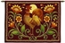 Rooster & Sunflowers Wall Tapestry - C-5200