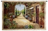 Secret Garden Stone Path Wall Tapestry C-5302, 30-39Inchestall, 37H, 50-59Incheswide, 5302-Wh, 5302C, 5302Wh, 55W, Art, Brown, Carolina, USAwoven, Cotton, Europe, European, Garden, Green, Hanging, Home, Horizontal, I, New, Path, Secret, Stone, Tapestries, Tapestry, Tapistry, Trees, Wall, Woven, tapestries, tapestrys, hangings, and, the
